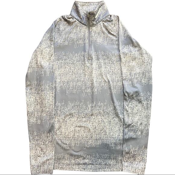 Nike Quarter Zip "Just Do it" Graphic Quarter Zip Xsmall - Picture 1 of 4